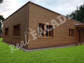 REAL FACADE Thermo pine Raute 26x68mm, natural