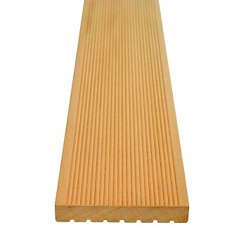 garapa 25x145 mm reeded grooved front view