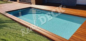 REAL DECK THERMO PINE 26 x 140 mm reeded. OSMO oil no. 010 Thermo