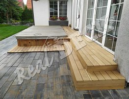 REAL DECK Teak 20 x 120 mm,smooth natural