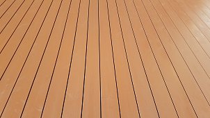 REAL DECK Thermo pine 26x140 mm, smooth, OSMO oil no.014,  Massaranduba