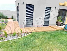 REAL DECK Thermo pine 26x118mm smooth, natural