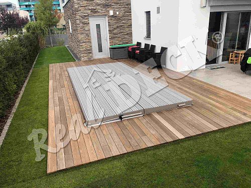 REAL DECK Thermo ash double clip 20 x 115 mm,invisible fastening, natural