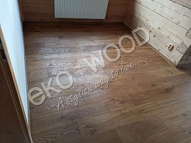 EKOWOOD Oak Rustikal 1 strip, brushed, 13,5x185 mm, shade Rustikal light smoke, OSMO finish