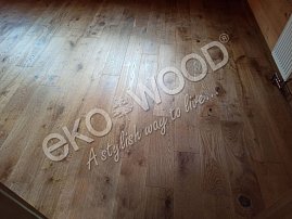 EKOWOOD Oak Rustikal 1 strip, brushed, 13,5x185 mm, shade Rustikal light smoke, OSMO finish