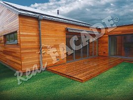 REAL FACADE Western Red Cedar, classic profile 17.5x137 mm , unfinished