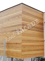 REAL FACADE Western Red Cedar, Classic profile 17.5 x 137 mm, treated with OSMO transparent UV Protection Oil shade no. 420