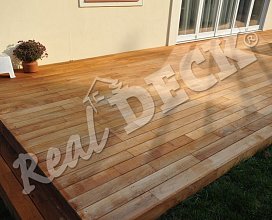 REAL DECK Teak  20 x 120 mm smooth OSMO oil no.430 transparent antislip