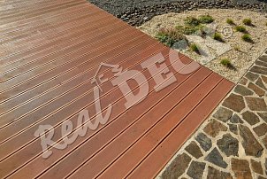 REAL DECK, Siberian larch 27 x 145 mm reeded OSMO oil no. 009 larch