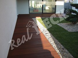 REAL DECK Bangkirai 25 x 145 mm, OSMO Terrace oil no. 006 Bangkirai