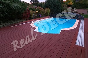 REAL DECK Bangkirai 25 x 145 mm, OSMO Terrace oil no. 006 Bangkirai