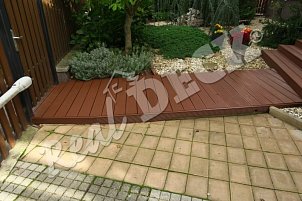 REAL DECK Bangkirai 25 x 145 mm, OSMO Terrace oil no. 006 Bangkirai