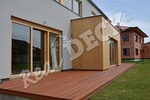 REAL DECK Bangkirai 25 x 145 mm reeded OSMO Terrace oil no. 006 Bangkirai