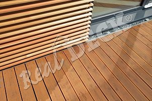 REAL DECK, CZECH LARCH 27 x 140 mm REEDED OSMO oil no. 009 larch