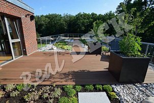 REAL DECK Garapa 25 x 145 mm reeded OSMO Terrace oil no. 013 Garapa