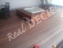 REAL DECK Massaranduba  25 x 145 mm reeded natural