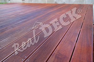 REAL DECK Merbau  25 x 145 mm, OSMO terrace oil no. 006 Bangkirai