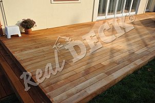 REAL DECK Teak  20 x 120 mm smooth OSMO oil no.430 transparent antislip