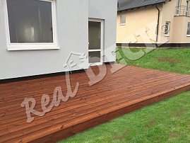 REAL DECK THERMO PINE 26 x 140 mm reeded left natural