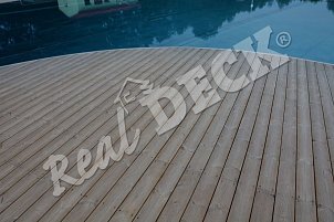 REAL DECK THERMO  PINE 26 x 140 mm reeded natural