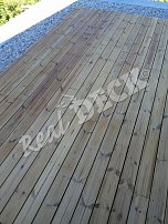 REAL DECK THERMO  PINE 26 x 140 mm reeded natural