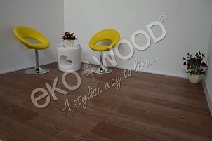 EKOWOOD Oak 1-strip, 13.5 x 185 mm, treated with OSMO oil, shade Ebony